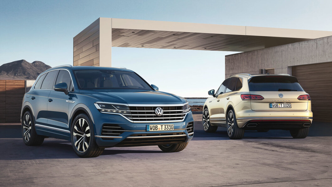 FLAGGSKIP: Nye VW Touareg er på plass hos norske forhandlere i løpet av sommeren. Foto: Volkswagen FLAGGSKIP: Nye VW Touareg er på plass hos norske forhandlere i løpet av sommeren. Foto: Volkswagen