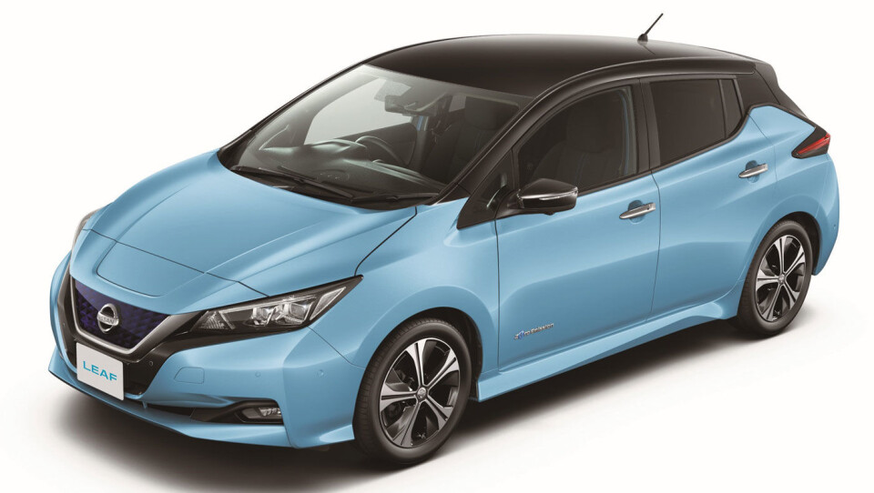 STORSELGER: Nye Nissan Leaf, med en batteripakke på 40 kWh, treffer blink hos norske forbrukere.