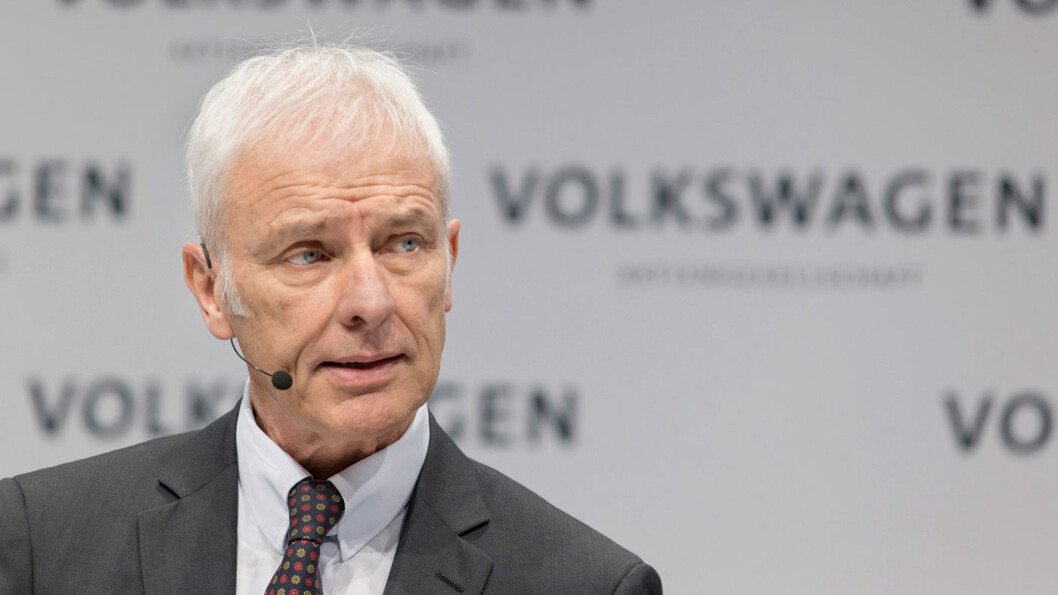 OVER OG UT? Flere medier varsler at Volkswagen-sjef Matthias Müller er på vei ut av sjefstolen hos verdens største bilprodusent. Foto: Volkswagen Media OVER OG UT? Flere medier varsler at Volkswagen-sjef Matthias Müller er på vei ut av sjefstolen hos verdens største bilprodusent. Foto: Volkswagen Media