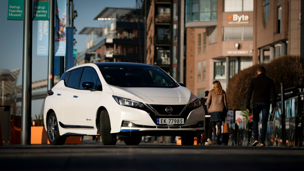 STORSELGER: 2. generasjon Nissan Leaf sprenger alle salgsrekorder blant elbil-hungrige nordmenn. Foto: Jon Terje Hellgren Hansen STORSELGER: 2. generasjon Nissan Leaf sprenger alle salgsrekorder blant elbil-hungrige nordmenn. Foto: Jon Terje Hellgren Hansen