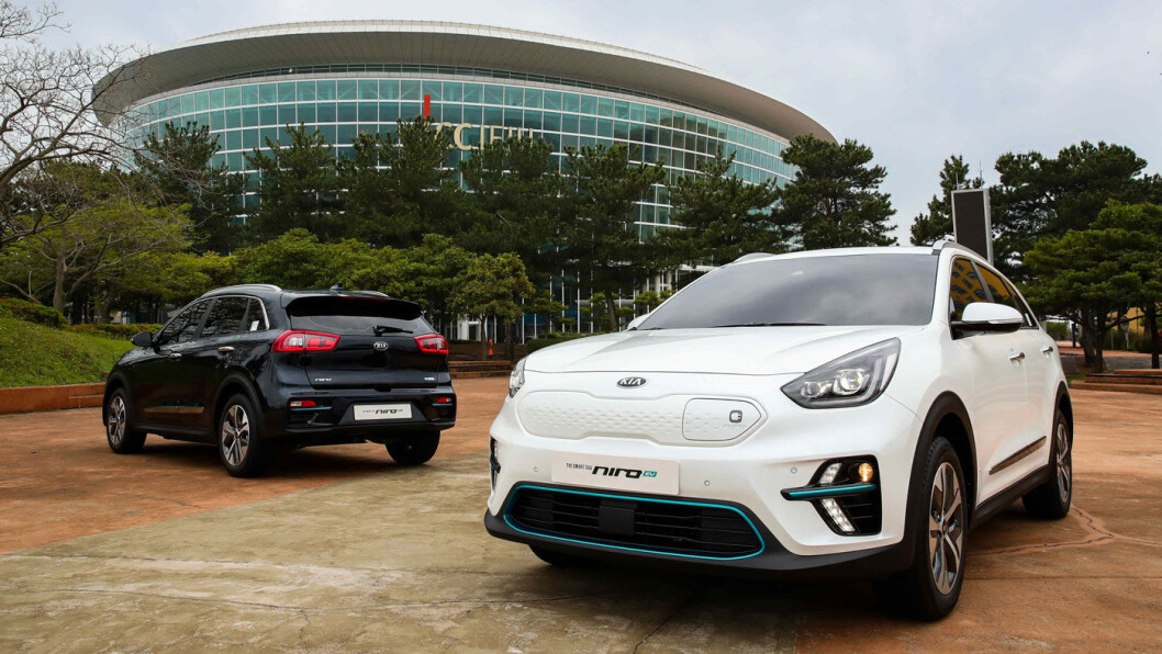 EL-SUV: Kia presenterte sin helelektriske utgave av Niro på en utstilling hjemme i Sør-Korea idag. Foto: Kia Motors EL-SUV: Kia presenterte sin helelektriske utgave av Niro på en utstilling hjemme i Sør-Korea idag. Foto: Kia Motors