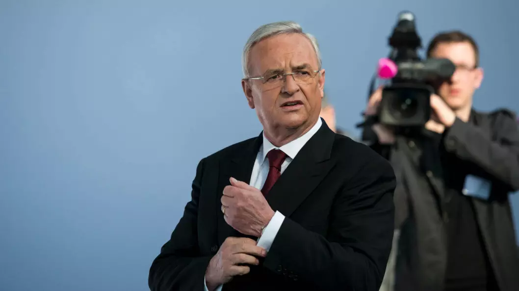 I TRØBBEL: VWs tidligere toppsjef Martin Winterkorn må svare for en alvorlig tiltale. Foto: AFP