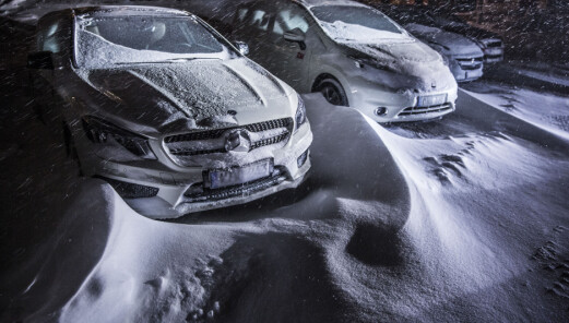 Motor tester 15 nye biler i nådeløs vinter