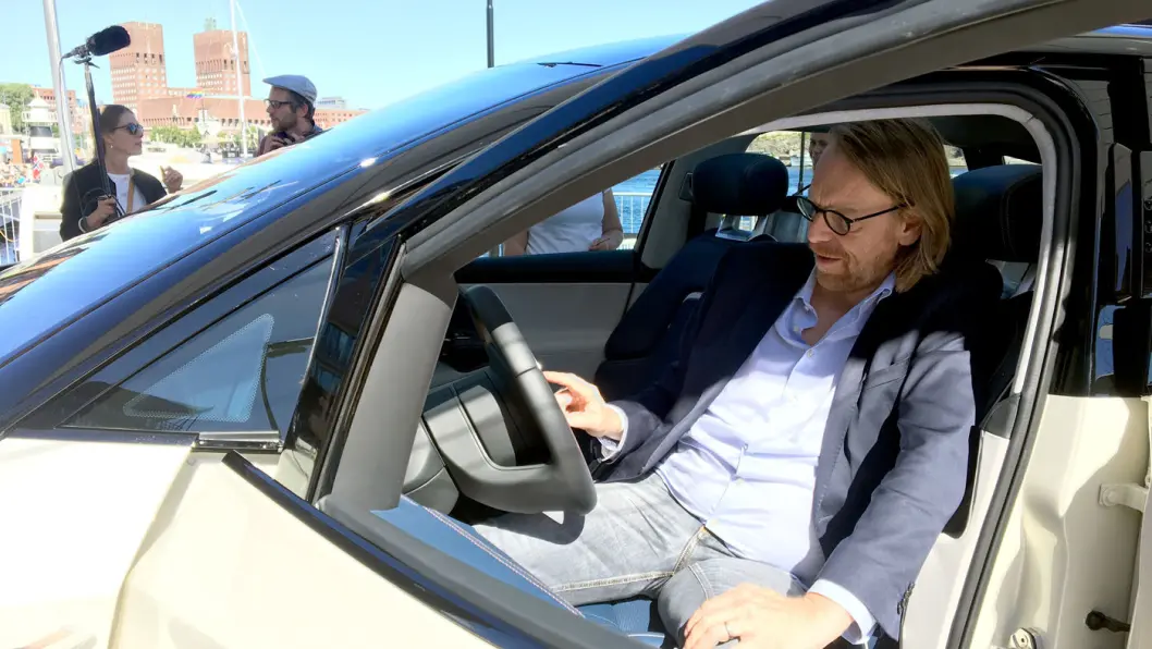 FRA BMW TIL BYTON: Sjefdesigner i Byton, Benoit Jacob, er tidligere sjefdesigner i BMW. FRA BMW TIL BYTON: Sjefdesigner i Byton, Benoit Jacob, er tidligere sjefdesigner i BMW.