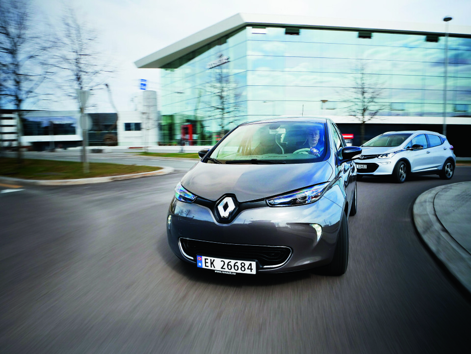 POPULÆR: Renault har solgt over 5300 biler av Renault Zoe. Nå er bilen Norges tredje mest solgte. Foto: Jon Terje Hellgren Hansen