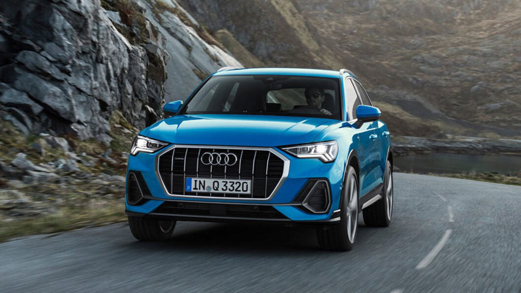 VOKSER: Audi har hentet mye inspirasjon fra de større modellene til andre generasjon Q3. Foto: Audi AG VOKSER: Audi har hentet mye inspirasjon fra de større modellene til andre generasjon Q3. Foto: Audi AG