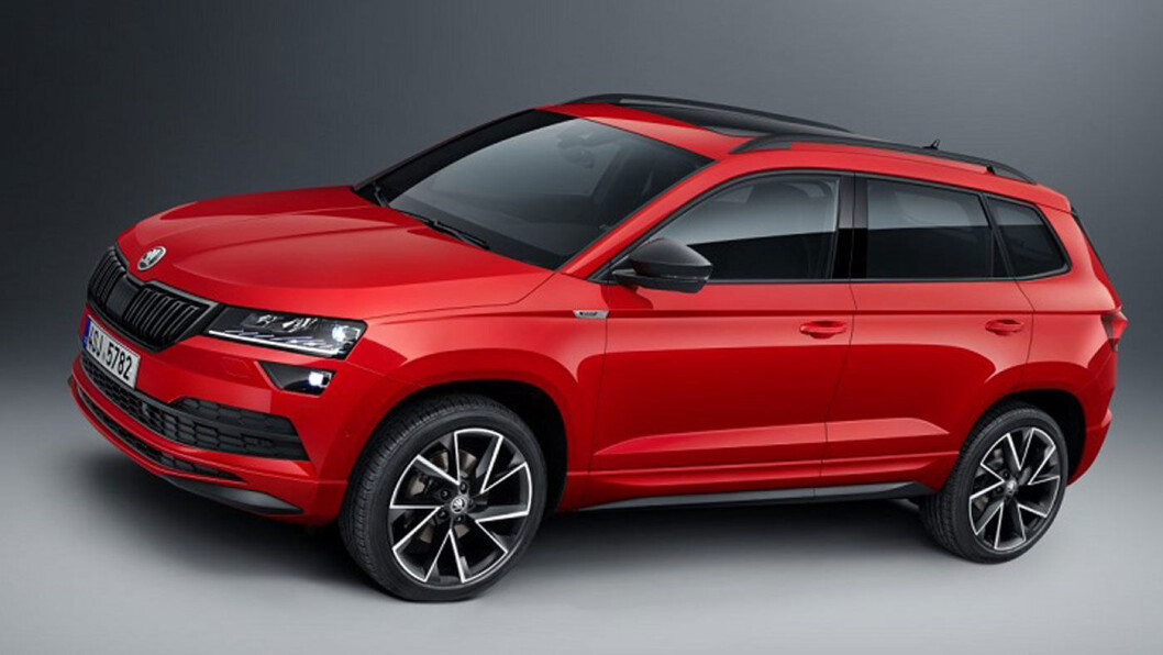 SPREK: Skoda Karoq i den kommende Sportline-versjonen blir vesentlig mer spennende å se på enn dagens utstyrsversjoner. SPREK: Skoda Karoq i den kommende Sportline-versjonen blir vesentlig mer spennende å se på enn dagens utstyrsversjoner.