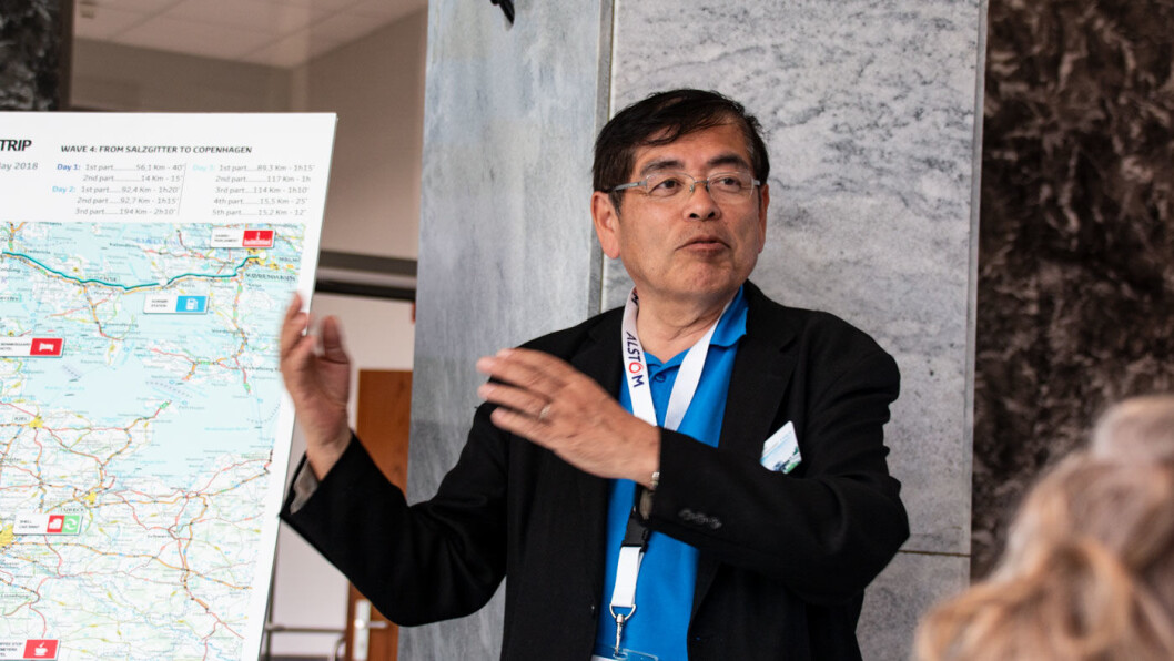 HYDROGEN-VETERAN: Katsuhiko Hirose har vært tilknyttet Toyotas hydrogensatsning siden 2003. Foto: Peter Raaum HYDROGEN-VETERAN: Katsuhiko Hirose har vært tilknyttet Toyotas hydrogensatsning siden 2003. Foto: Peter Raaum