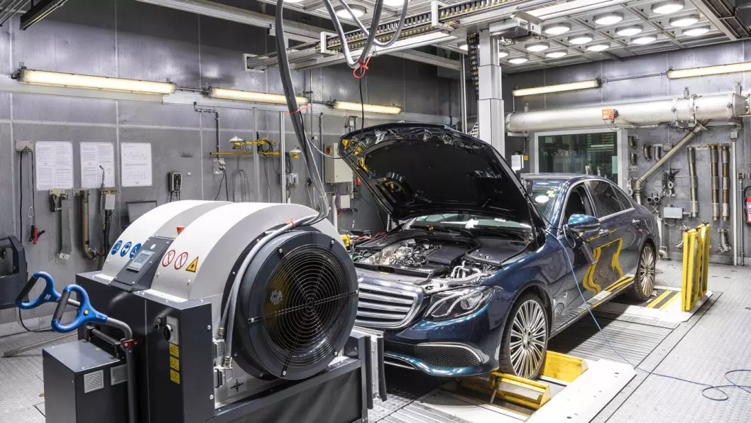 NY TEST: Mercedes-Benz har testet sine biler etter WLTP-prosedyren siden september 2017. Foto: Daimler