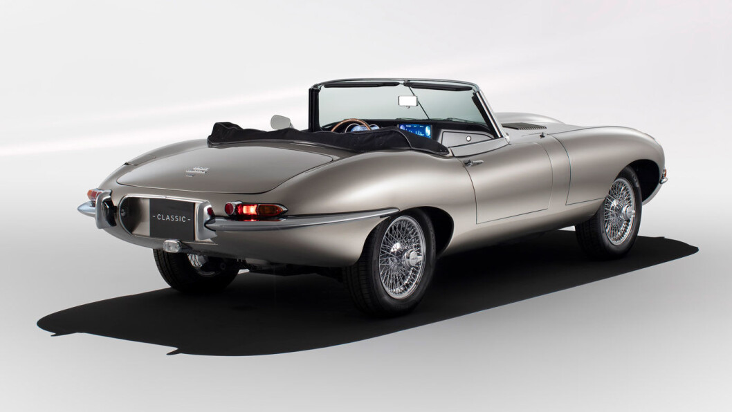 VAKKER: Klassikeren Jaguar E-TYPE er anerkjent som en av verdens vakreste sportsbiler. Nå kan du få den i elektrisk utgave. VAKKER: Klassikeren Jaguar E-TYPE er anerkjent som en av verdens vakreste sportsbiler. Nå kan du få den i elektrisk utgave.