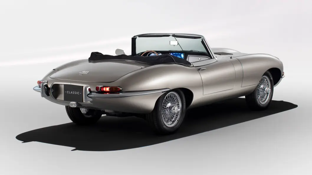 VAKKER: Klassikeren Jaguar E-TYPE er anerkjent som en av verdens vakreste sportsbiler. Nå kan du få den i elektrisk utgave. VAKKER: Klassikeren Jaguar E-TYPE er anerkjent som en av verdens vakreste sportsbiler. Nå kan du få den i elektrisk utgave.