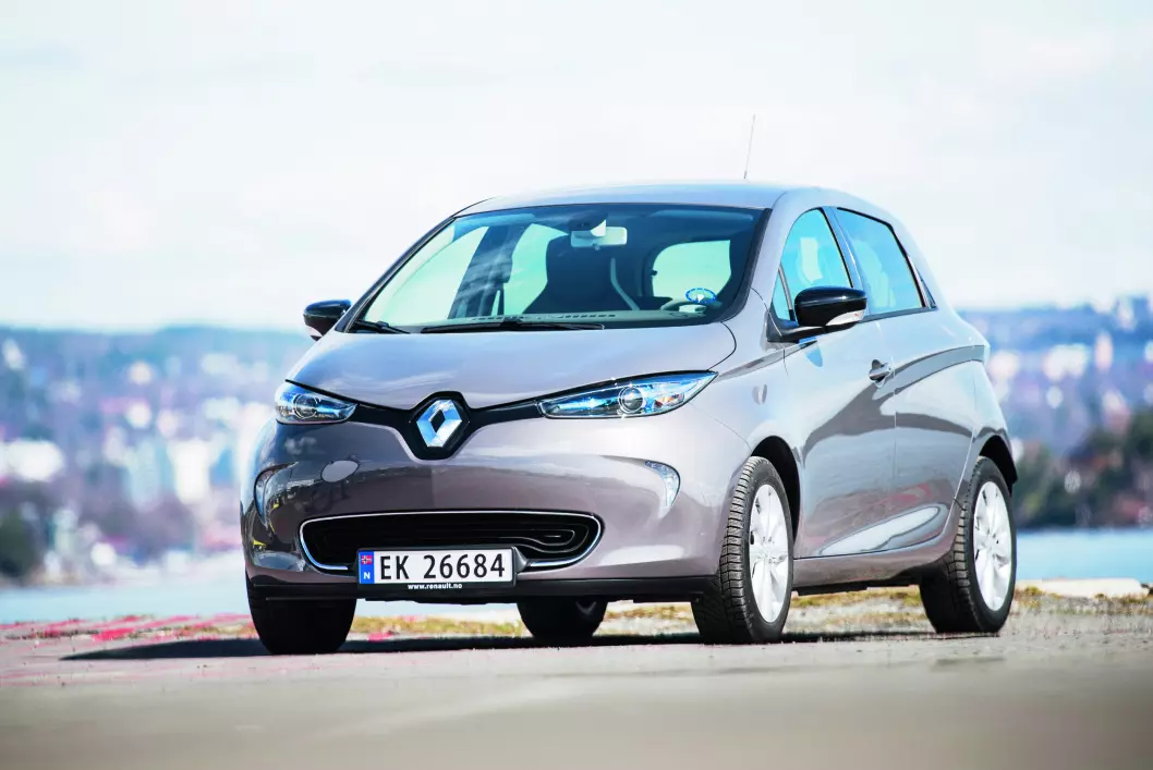 PÅ TOPP: Renault Zoe topper salgslistene i Europa første halvår. Foto: Jon Terje Hellgren Hansen