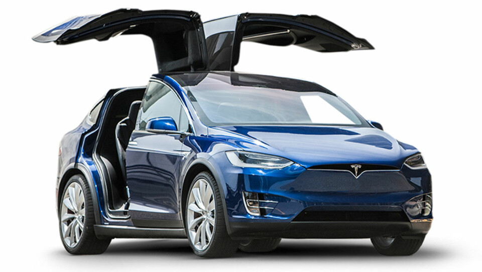 BLIR BILLIGERE IGJEN: Tesla Model X (bildet) er, i likhet med Model S, satt ned med 50.000 kroner. Foto: Tesla Motor