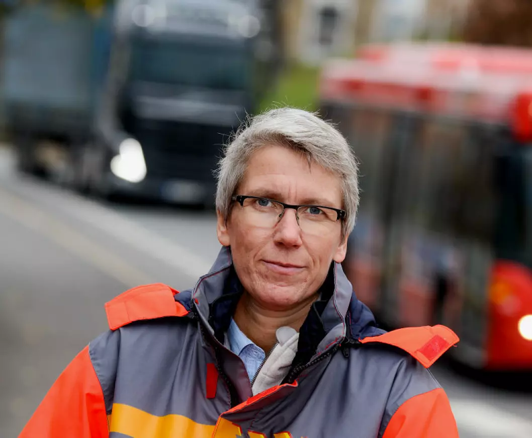 FIKK SVAR: Guro Ranes, avdelingsdirektør for trafikksikkerhet i Statens vegvesen. Foto: Knut Opeide