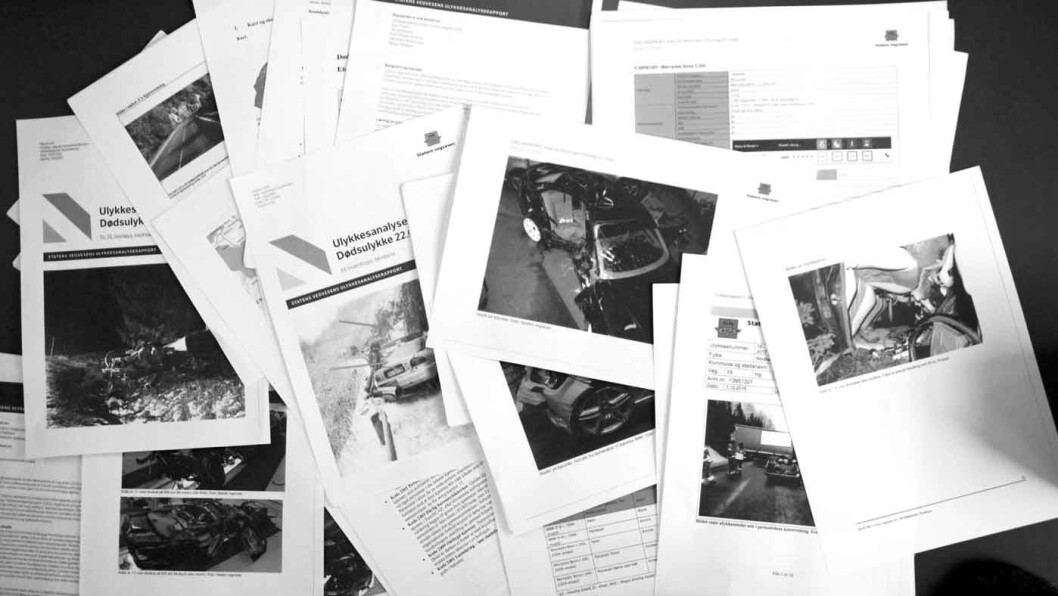 GAMLE OG DÅRLIGE DEKK EN RISIKO: Motor har gått gjennom 51 ulykkesanalyserapporter fra Statens vegvesen. De viser at dårlige dekk har vært en medvirkende årsak til flere av dødsulykkene på vinterføre i Norge de tre siste årene. GAMLE OG DÅRLIGE DEKK EN RISIKO: Motor har gått gjennom 51 ulykkesanalyserapporter fra Statens vegvesen. De viser at dårlige dekk har vært en medvirkende årsak til flere av dødsulykkene på vinterføre i Norge de tre siste årene.
