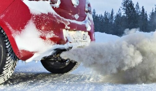 Selv de reneste diesel­motorene får skyhøye utslipp i vinterkulda