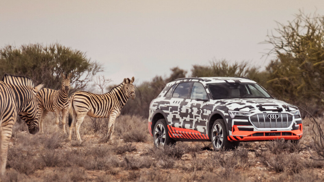 SÅ BRA! Audi e-tron blir bilen å slå i det dyreste elbil-segmentet. Dette er en fabelaktig premium-SUV, både for den som tenker grønt og for den som leter etter bil med kraft. Foto: Tobias Sagmeister/Audi SÅ BRA! Audi e-tron blir bilen å slå i det dyreste elbil-segmentet. Dette er en fabelaktig premium-SUV, både for den som tenker grønt og for den som leter etter bil med kraft. Foto: Tobias Sagmeister/Audi