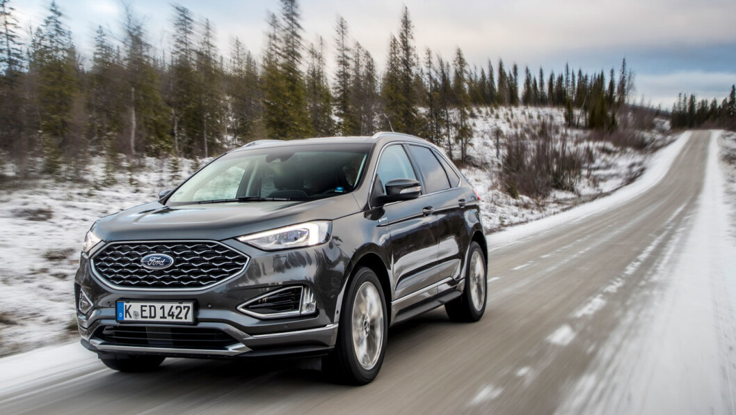 SATSER TUNGT: Fords største SUV i europeisk målestokk, Edge, er stappfull av det beste Ford har å by på. SATSER TUNGT: Fords største SUV i europeisk målestokk, Edge, er stappfull av det beste Ford har å by på.