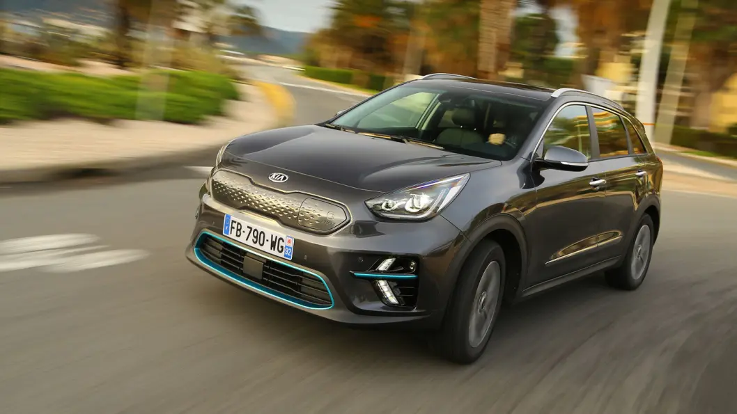 NYKOMMER: Kia e-Niro lanseres i disse dager, og de første bilene kommer til Norge mot slutten av året. NYKOMMER: Kia e-Niro lanseres i disse dager, og de første bilene kommer til Norge mot slutten av året.