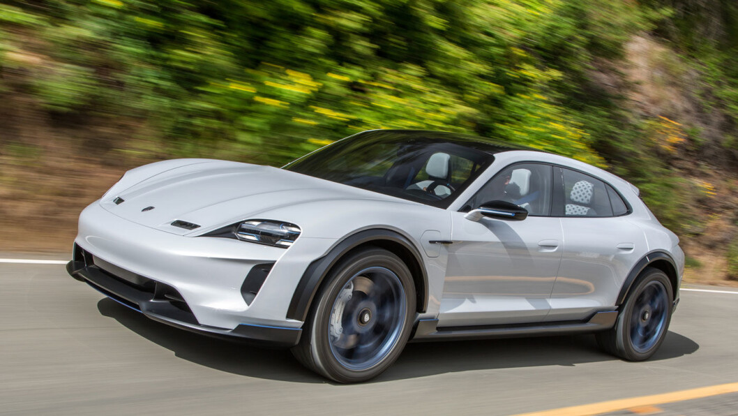KONSEPT: Det som var konseptutgaven Porsche Mission E Cross Turismo lanseres i 2019 som Porsche Taycan. KONSEPT: Det som var konseptutgaven Porsche Mission E Cross Turismo lanseres i 2019 som Porsche Taycan.