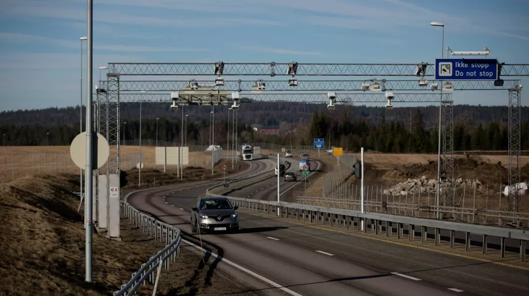 I FARTA: Høyere fartsgrense på strekningen fra Kløfta til Nybakk har gitt kjøring i litt høyere fart.