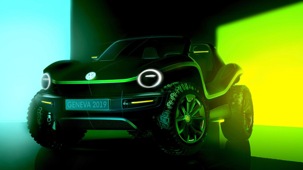 IKON PÅ STRØM: Slik ser nye helelektriske Beach Buggy ut. Tiden vil vise om det blir en ny æra for denne solskinnsbilen. Foto: Volkswagen AG IKON PÅ STRØM: Slik ser nye helelektriske Beach Buggy ut. Tiden vil vise om det blir en ny æra for denne solskinnsbilen. Foto: Volkswagen AG