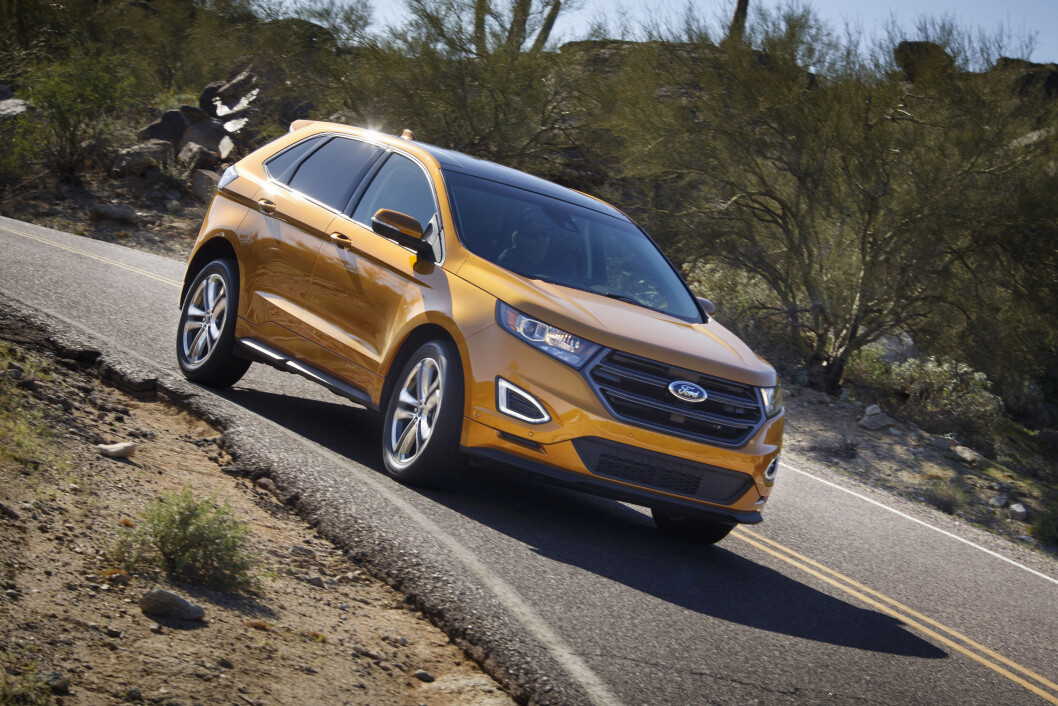 FORD-LUKSUS: Ford Edge er en stor SUV med mye koimfort. Foto: Ford FORD-LUKSUS: Ford Edge er en stor SUV med mye koimfort. Foto: Ford