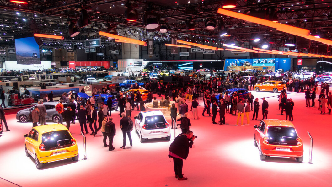 GIGANTMESSE: Bilutstillingen i Genève ventes å samle mellom 650.000 og 700.000 besøkende. GIGANTMESSE: Bilutstillingen i Genève ventes å samle mellom 650.000 og 700.000 besøkende.
