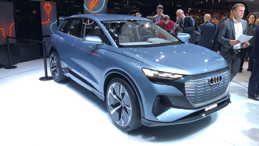 NY EL-SUV: Audi Q4 e-tron kommer i starten av 2021, og går inn i klassen for kompakte SUV’er. Foto: Øivind A. Monn-Iversen NY EL-SUV: Audi Q4 e-tron kommer i starten av 2021, og går inn i klassen for kompakte SUV’er. Foto: Øivind A. Monn-Iversen