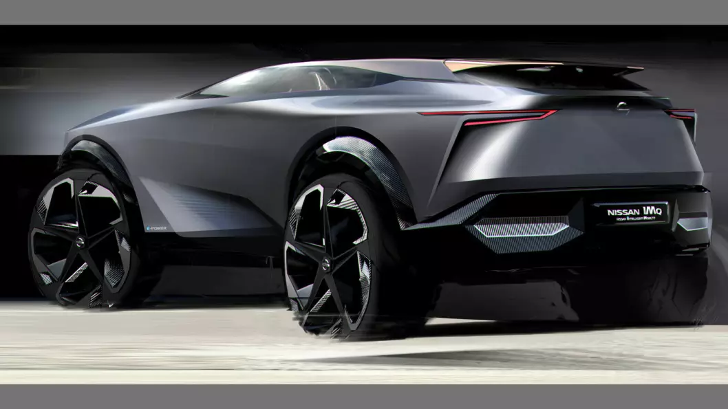 FREMTIDEN: Nissan viser en ny versjon av sitt IM-konsept.