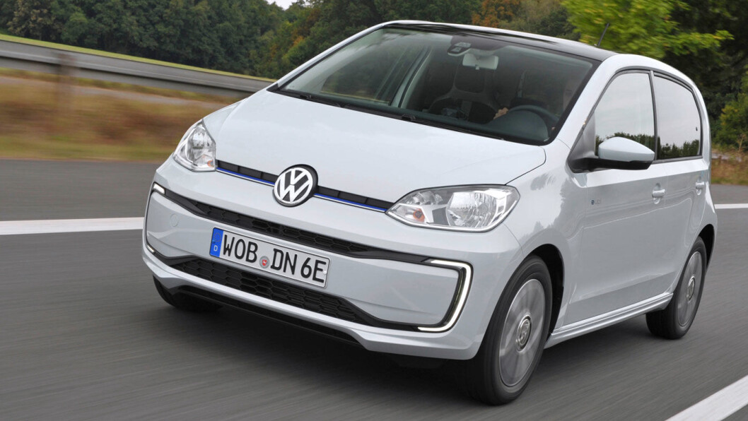 KOMMER LENGER: VW e-Up! dobler rekkevidden som 2020-modell til nærmere 260 kilometer. Foto: Volkswagen AG KOMMER LENGER: VW e-Up! dobler rekkevidden som 2020-modell til nærmere 260 kilometer. Foto: Volkswagen AG