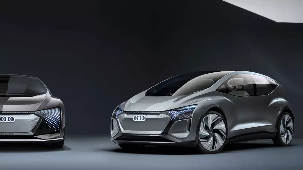 NESTE AUDI: Konseptbilen AI:EM viser hvordan Audi tenker seg bilen utpå 2020-tallet.
