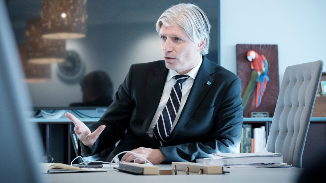 NYE TALL: Klima- og miljøminister Ola Elvestuen (V) la fredag fram hvor mye biodrivstoff som ble brukt i 2018. Foto: Jon Terje Hellgren Hansen NYE TALL: Klima- og miljøminister Ola Elvestuen (V) la fredag fram hvor mye biodrivstoff som ble brukt i 2018. Foto: Jon Terje Hellgren Hansen