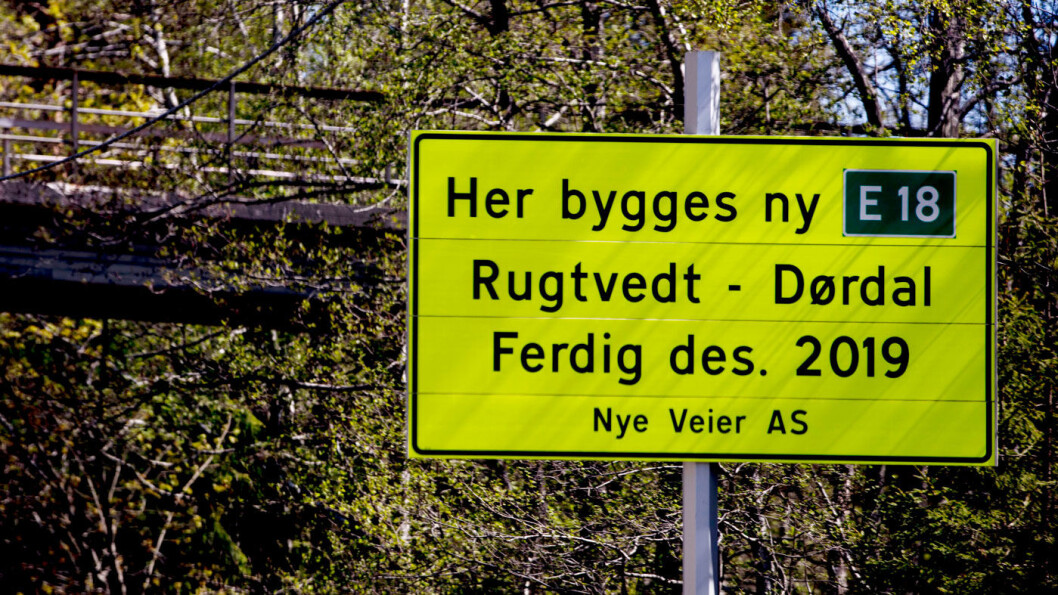 DROPPER FIREFELT: I desember er utbyggingsselskapet Nye Veier ferdig med firefelt i Telemark. Mellom Arendal og Grimstad vil de droppe firefelt. Foto: Geir Olsen DROPPER FIREFELT: I desember er utbyggingsselskapet Nye Veier ferdig med firefelt i Telemark. Mellom Arendal og Grimstad vil de droppe firefelt. Foto: Geir Olsen