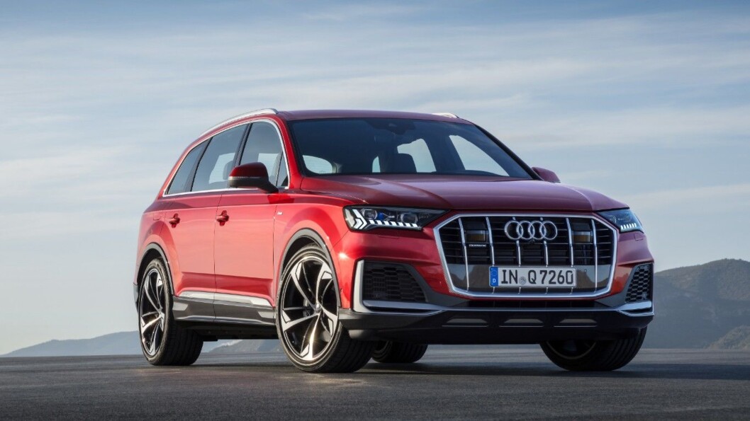 OPPFRISKET: Audis store familie-SUV Q7 får en godt synlig facelift. Viktigere er det at den igjen kommer som ladehybrid. OPPFRISKET: Audis store familie-SUV Q7 får en godt synlig facelift. Viktigere er det at den igjen kommer som ladehybrid.