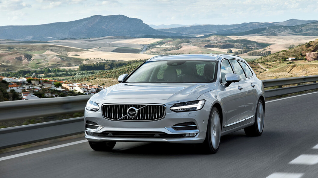 SVANESANG? Dagene kan være talte for Volvos majestetiske V90-modell, her i 2017-utgave. Foto: Volvo Car SVANESANG? Dagene kan være talte for Volvos majestetiske V90-modell, her i 2017-utgave. Foto: Volvo Car