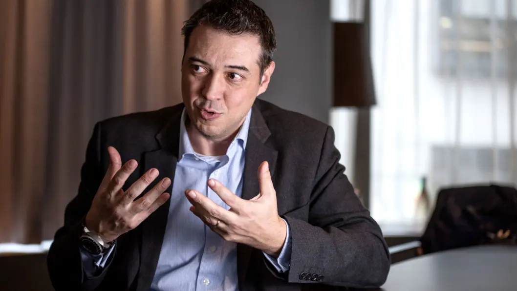 TRIPPEL-TRENDER: – Tre hovedtrender er reelle for bilindustrien: Elektrifisering, sammenkobling og selvkjøring, mener Francesco Carranza. TRIPPEL-TRENDER: – Tre hovedtrender er reelle for bilindustrien: Elektrifisering, sammenkobling og selvkjøring, mener Francesco Carranza.