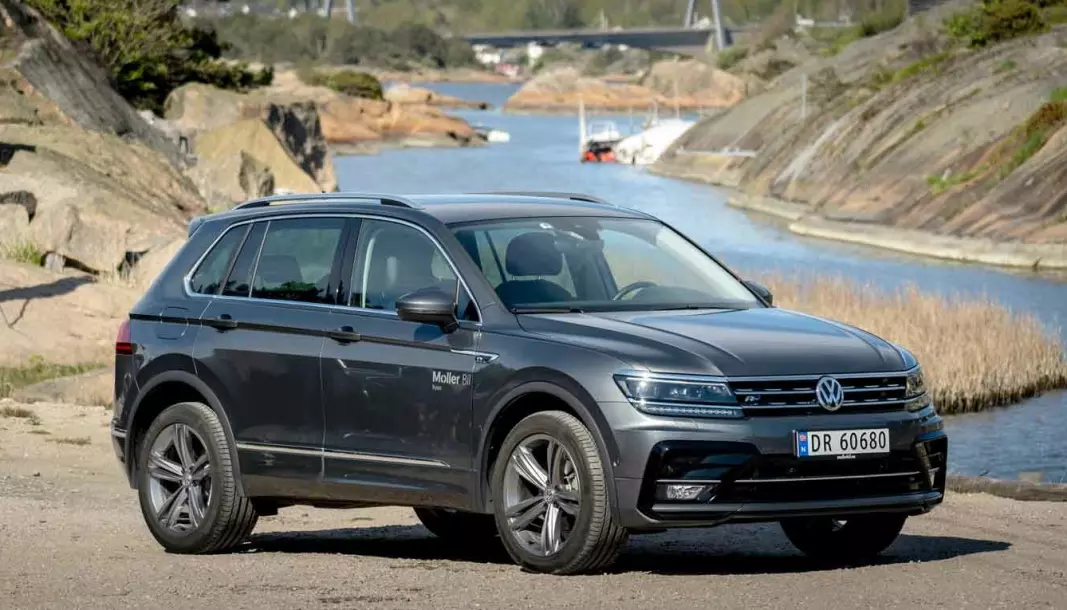 LEASINGBIL: 33-åringen leaset en bil av denne typen, en Volkswagen Tiguan, av Volkswagen Møller Bilfinans.