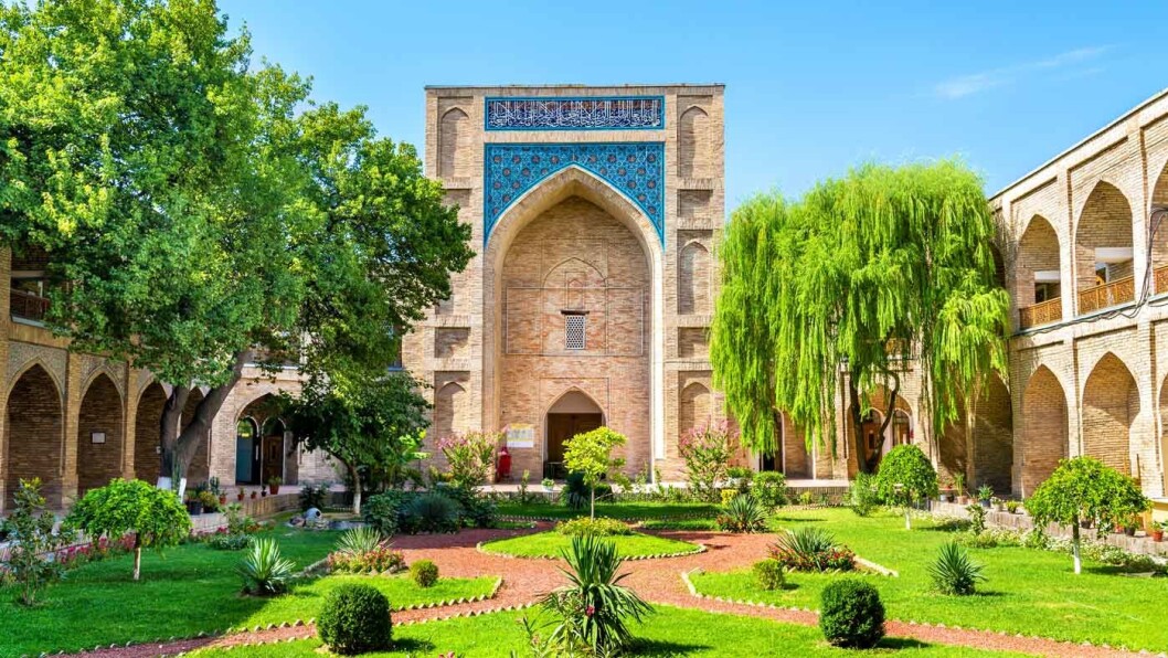 MONUMENTALT: Madrasah Kukeldash i Tasjkent. MONUMENTALT: Madrasah Kukeldash i Tasjkent.