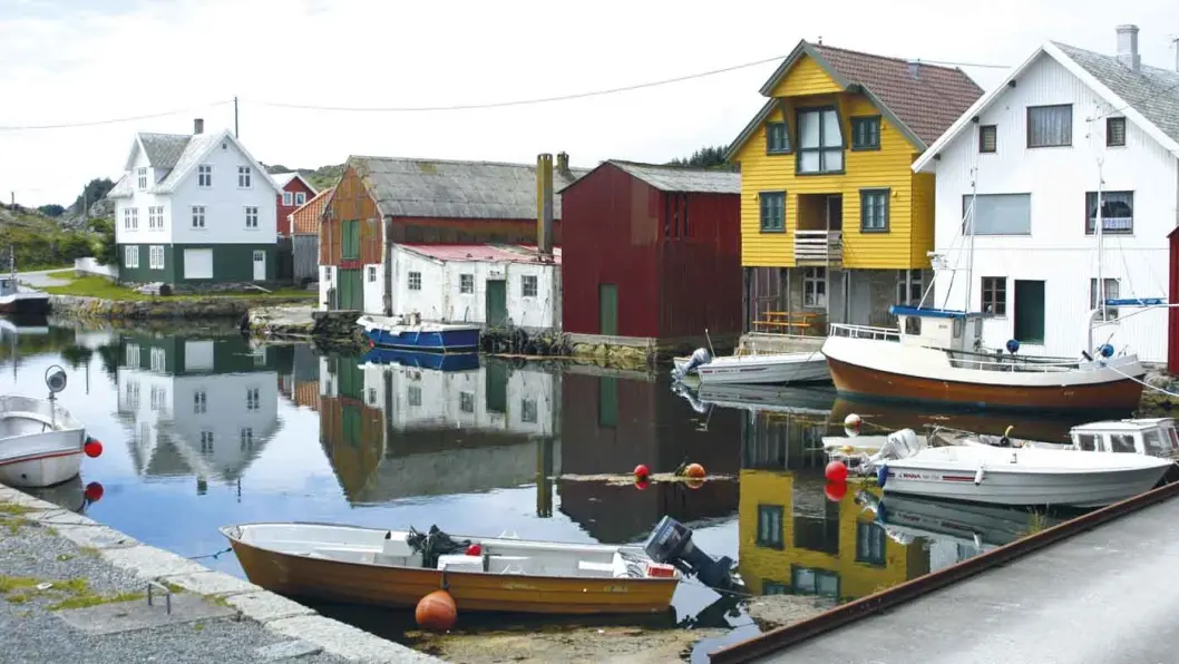 NORGES MINSTE KOMMUNE: Utsira er siste utpost mot storhavet. Foto: Per Roger Lauritzen NORGES MINSTE KOMMUNE: Utsira er siste utpost mot storhavet. Foto: Per Roger Lauritzen
