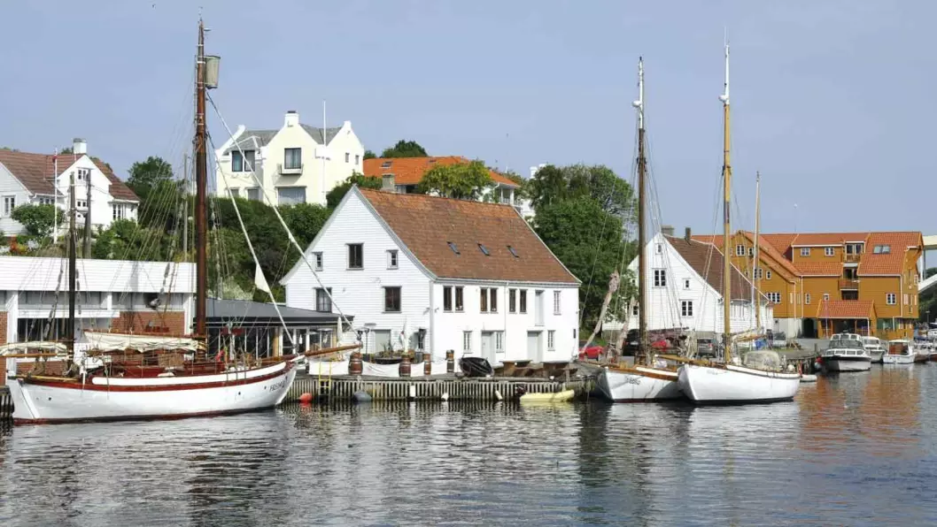 RIK PÅ FISKE: Det gode vårsildfisket og den trygge havna var viktig for bydannelsen av Haugesund. Foto: Per Roger Lauritzen