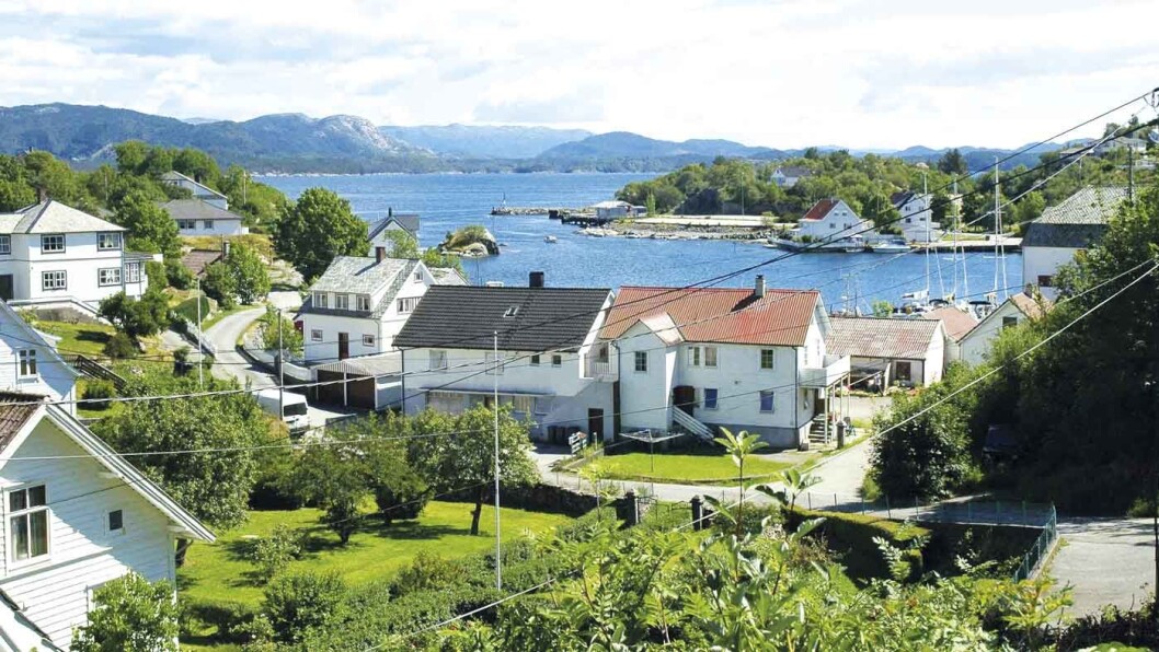 MOSTERHAMN: Hit kom Olav Tryggvason seilende i 995 og Olav den hellige i 1024. Foto: Wikimedia MOSTERHAMN: Hit kom Olav Tryggvason seilende i 995 og Olav den hellige i 1024. Foto: Wikimedia