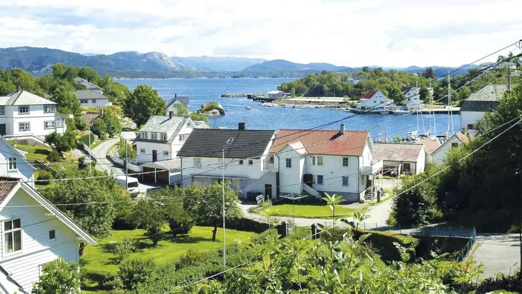 MOSTERHAMN: Hit kom Olav Tryggvason seilende i 995 og Olav den hellige i 1024. Foto: Wikimedia MOSTERHAMN: Hit kom Olav Tryggvason seilende i 995 og Olav den hellige i 1024. Foto: Wikimedia