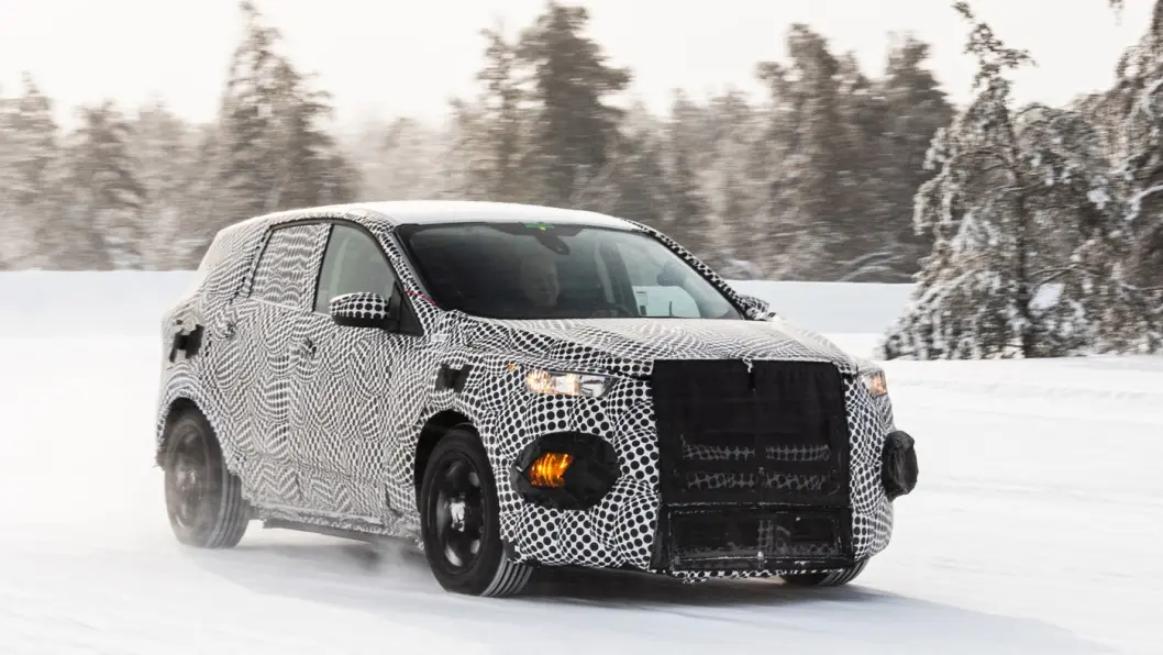 TÅLER MINUSGRADER: Ford forbereder en elektrisk SUV for antatt lansering i 2020. TÅLER MINUSGRADER: Ford forbereder en elektrisk SUV for antatt lansering i 2020.