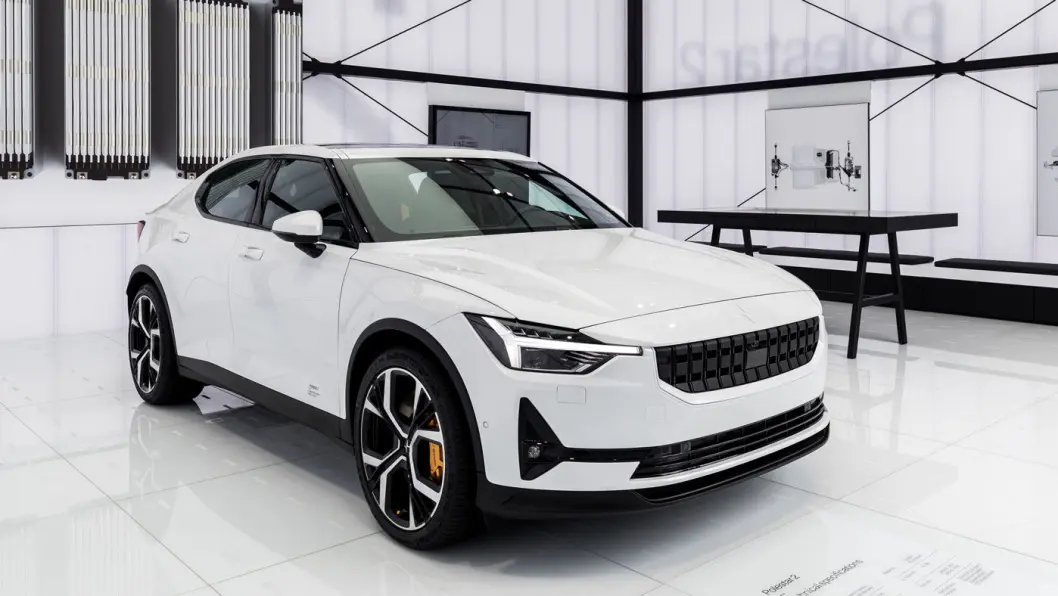 NYKOMMER: De færreste kjenner til bilmerket Polestar, men dette vil endre seg med den helelektriske versjonen som nå kommer for å konkurrere med primært Tesla Model 3. NYKOMMER: De færreste kjenner til bilmerket Polestar, men dette vil endre seg med den helelektriske versjonen som nå kommer for å konkurrere med primært Tesla Model 3.