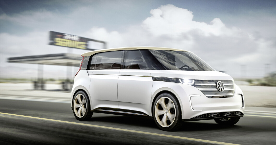 BUDD-e: Med denne elektriske familiebilen med rekkevidde på 500 kilometer, skal VW bygges opp igjen sitt gode navn og rykte. Foto: Produsenten BUDD-e: Med denne elektriske familiebilen med rekkevidde på 500 kilometer, skal VW bygges opp igjen sitt gode navn og rykte. Foto: Produsenten