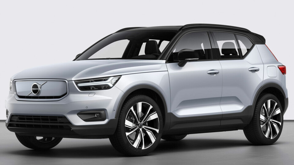 VED PUMPENE: Volvo XC40 Recharge P8 AWD.