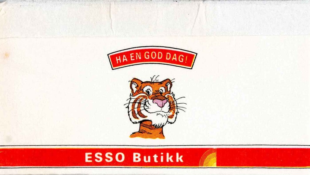 TIGER PÅ TANKEN: Tigeren fulgte Esso i mange år. TIGER PÅ TANKEN: Tigeren fulgte Esso i mange år.