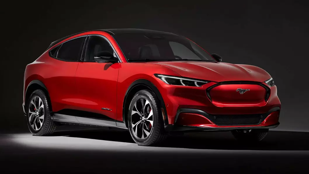 STOR FORVENTNING: Mange gleder seg til lanseringen av Fords el-SUV, som vil konkurrere mot Tesla Model Y.