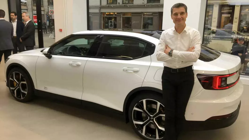 LOOK TO NORWAY: – Vi har sett til Norge når vi nå lanserer en helelektrisk bil. Norge er et modent marked når det kommer til elbil, sammenlignet med resten av Europa, sier Thomas Ingenlath, administrerende direktør i Polestar.